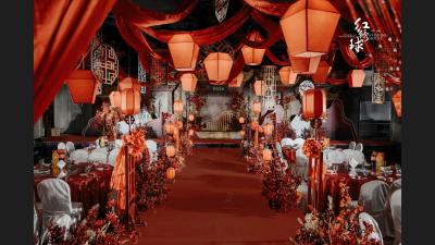  锦城原舍大厅（红色中式）